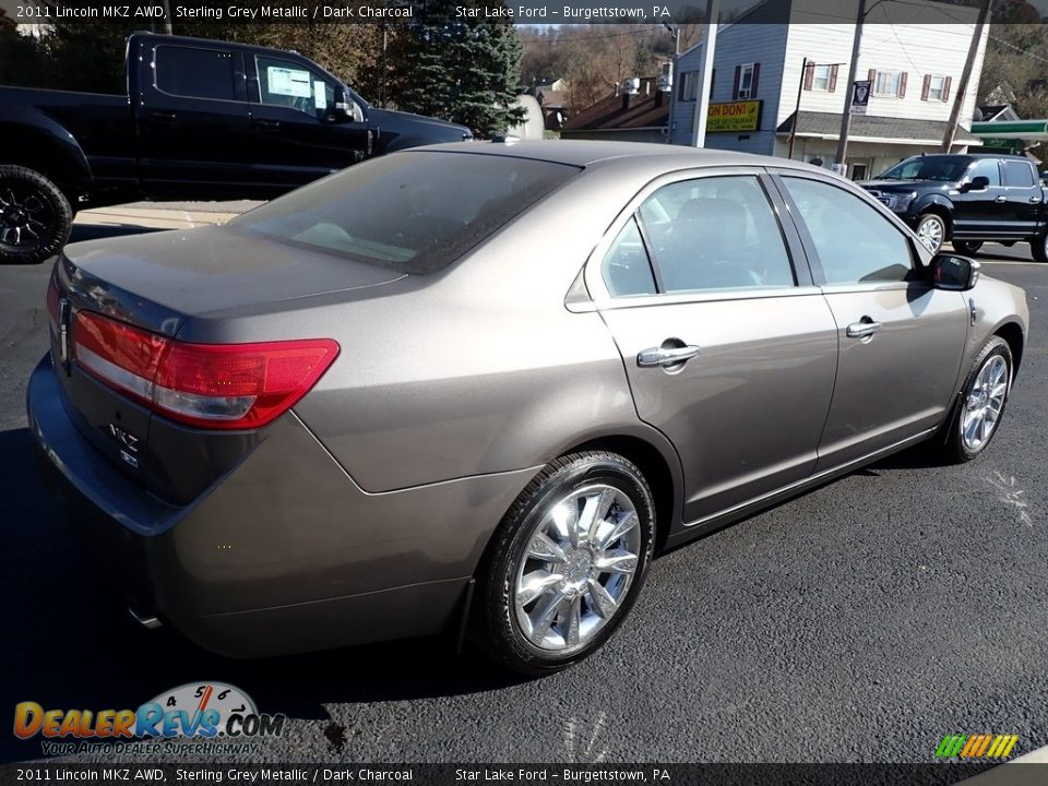 2011 Lincoln MKZ AWD Sterling Grey Metallic / Dark Charcoal Photo #5