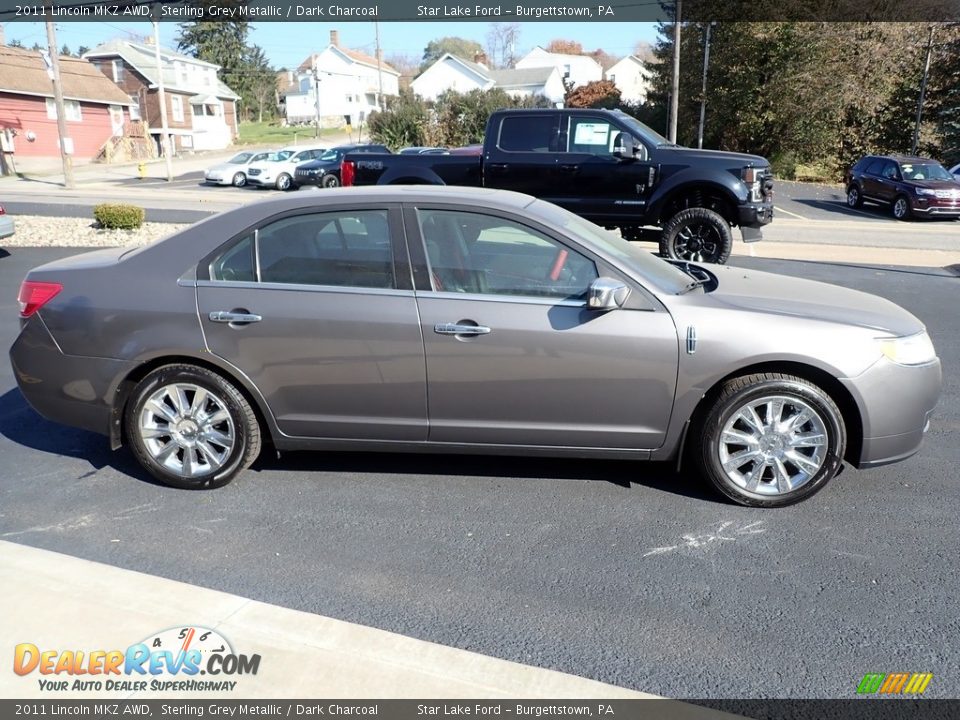 2011 Lincoln MKZ AWD Sterling Grey Metallic / Dark Charcoal Photo #6