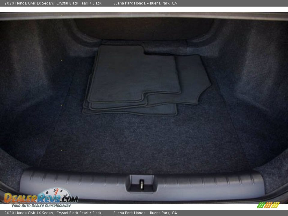 2020 Honda Civic LX Sedan Crystal Black Pearl / Black Photo #20