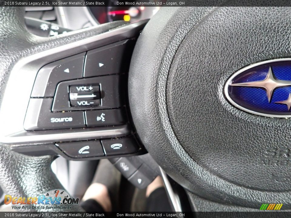 2018 Subaru Legacy 2.5i Ice Silver Metallic / Slate Black Photo #20