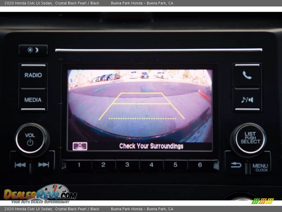 2020 Honda Civic LX Sedan Crystal Black Pearl / Black Photo #27