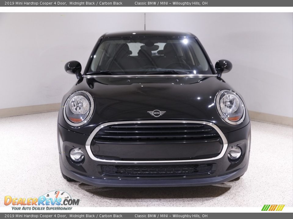 2019 Mini Hardtop Cooper 4 Door Midnight Black / Carbon Black Photo #2