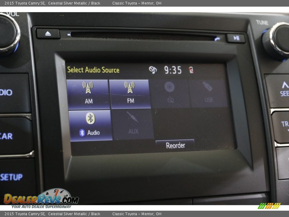 2015 Toyota Camry SE Celestial Silver Metallic / Black Photo #10