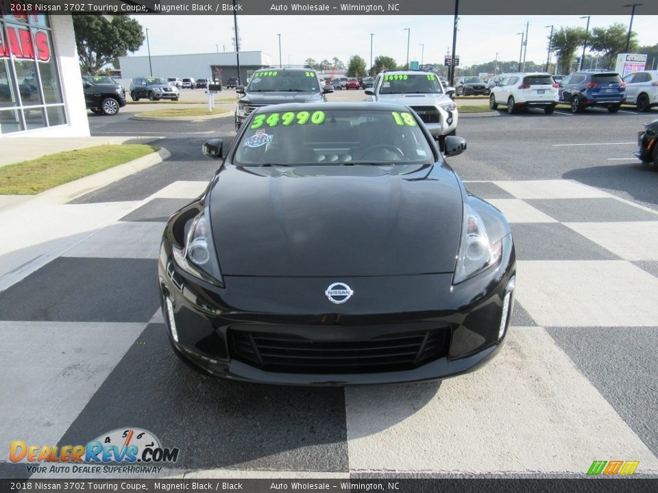 2018 Nissan 370Z Touring Coupe Magnetic Black / Black Photo #2