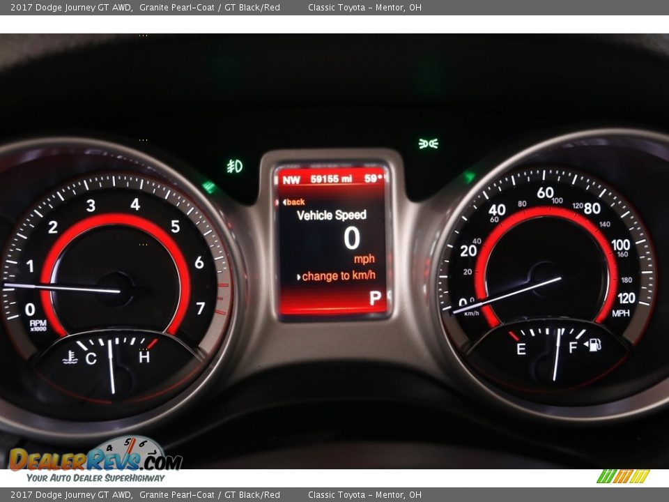 2017 Dodge Journey GT AWD Gauges Photo #8