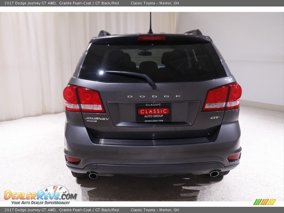 2017 Dodge Journey GT AWD Granite Pearl-Coat / GT Black/Red Photo #21