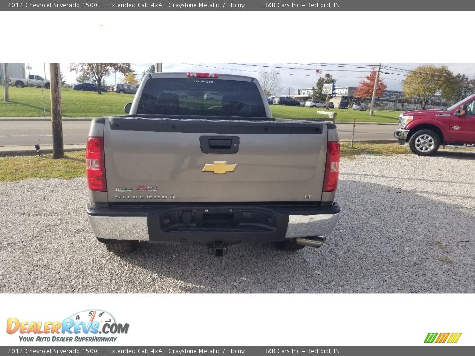 2012 Chevrolet Silverado 1500 LT Extended Cab 4x4 Graystone Metallic / Ebony Photo #4