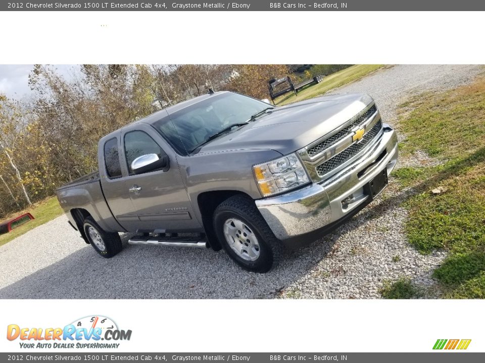 2012 Chevrolet Silverado 1500 LT Extended Cab 4x4 Graystone Metallic / Ebony Photo #8