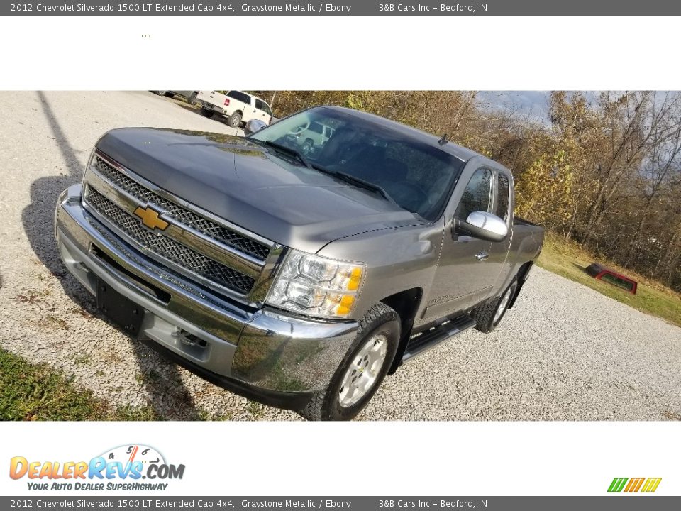 2012 Chevrolet Silverado 1500 LT Extended Cab 4x4 Graystone Metallic / Ebony Photo #9