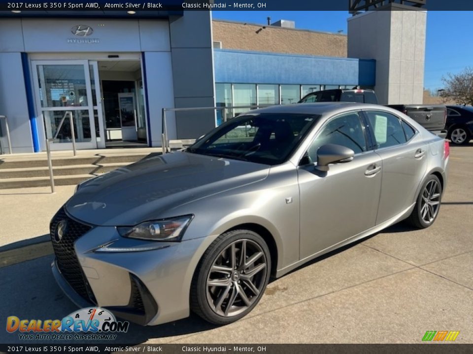 2017 Lexus IS 350 F Sport AWD Atomic Silver / Black Photo #1