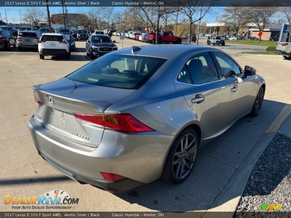 2017 Lexus IS 350 F Sport AWD Atomic Silver / Black Photo #2