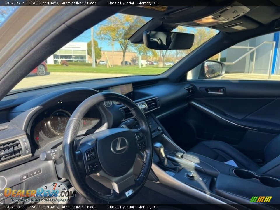 2017 Lexus IS 350 F Sport AWD Atomic Silver / Black Photo #3