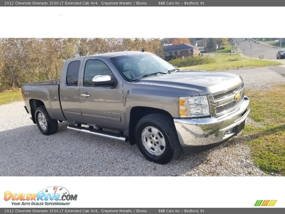 2012 Chevrolet Silverado 1500 LT Extended Cab 4x4 Graystone Metallic / Ebony Photo #26