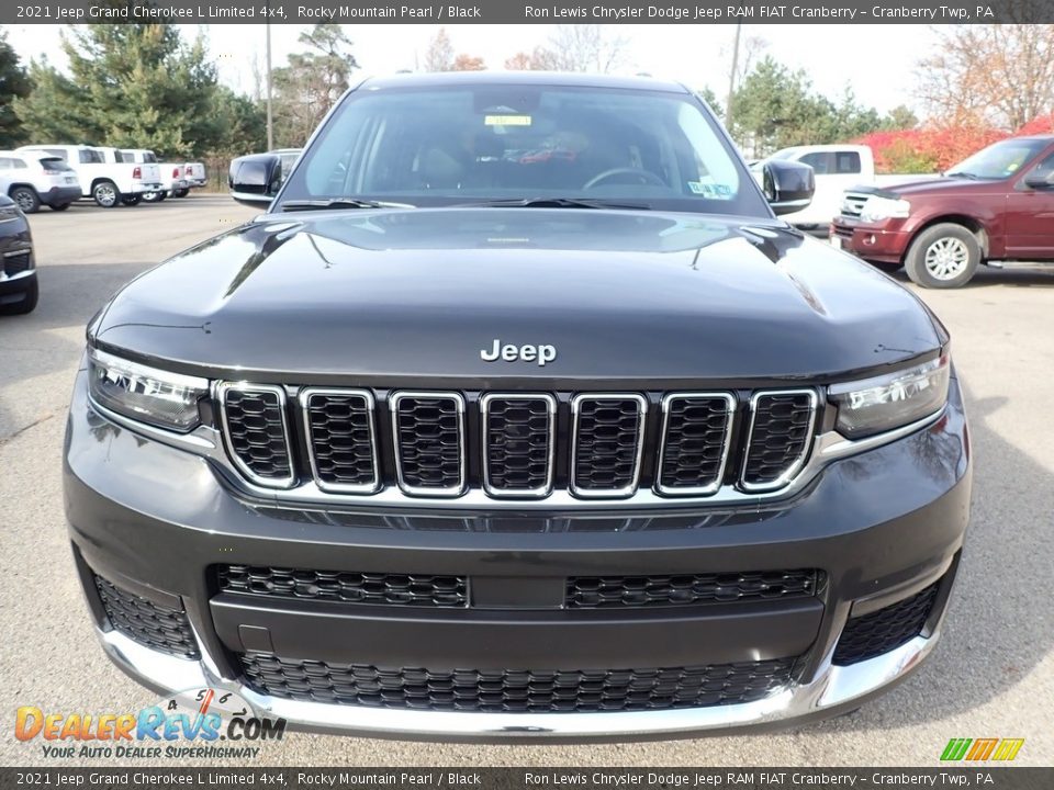 2021 Jeep Grand Cherokee L Limited 4x4 Rocky Mountain Pearl / Black Photo #2