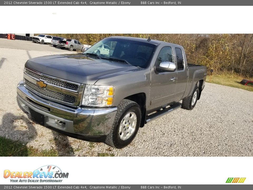 2012 Chevrolet Silverado 1500 LT Extended Cab 4x4 Graystone Metallic / Ebony Photo #28