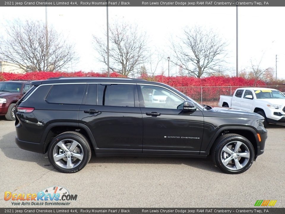 2021 Jeep Grand Cherokee L Limited 4x4 Rocky Mountain Pearl / Black Photo #4