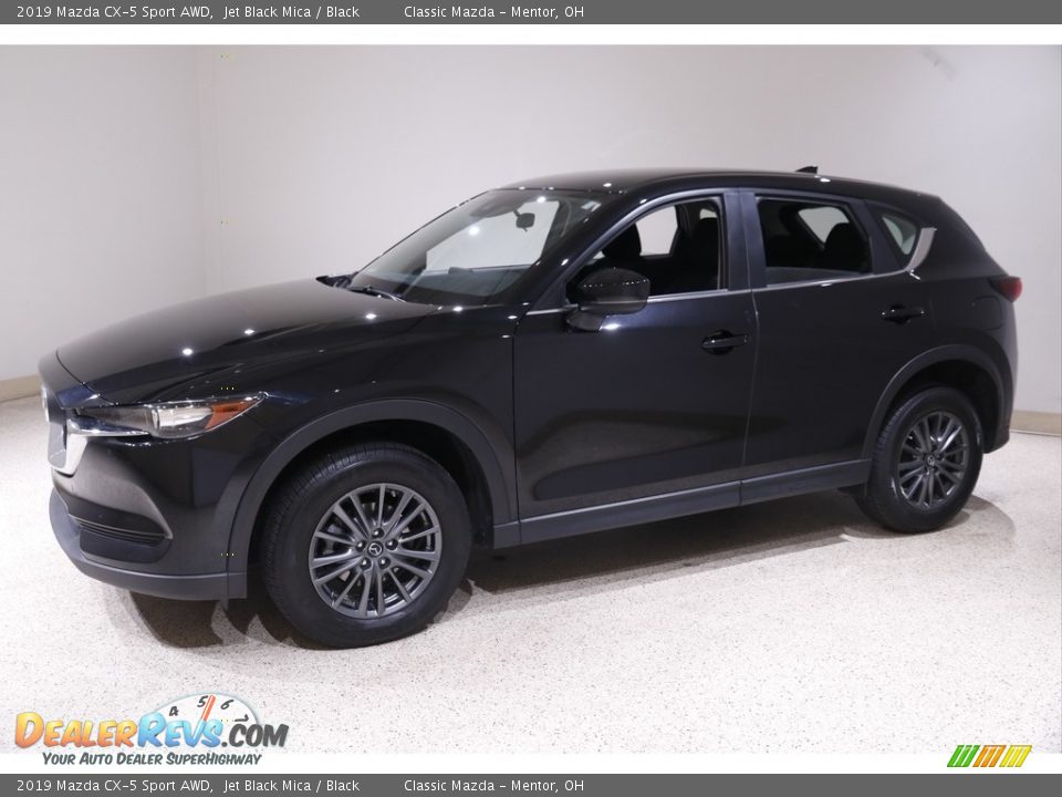 2019 Mazda CX-5 Sport AWD Jet Black Mica / Black Photo #3