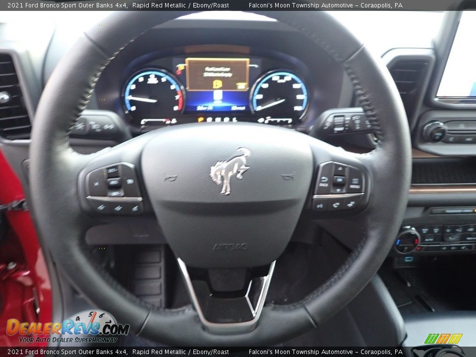 2021 Ford Bronco Sport Outer Banks 4x4 Steering Wheel Photo #15