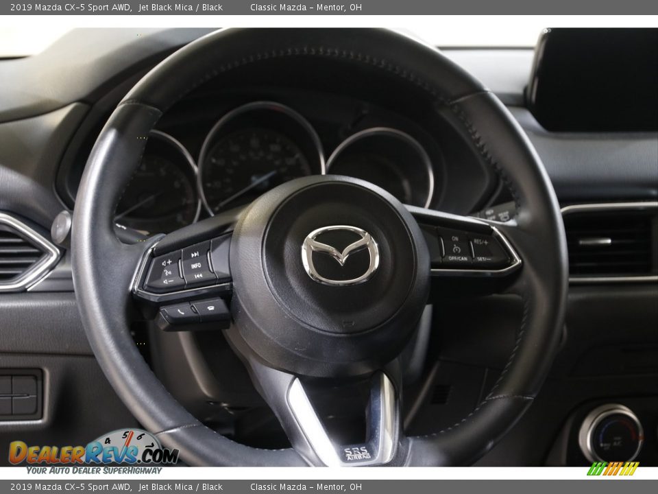 2019 Mazda CX-5 Sport AWD Jet Black Mica / Black Photo #7