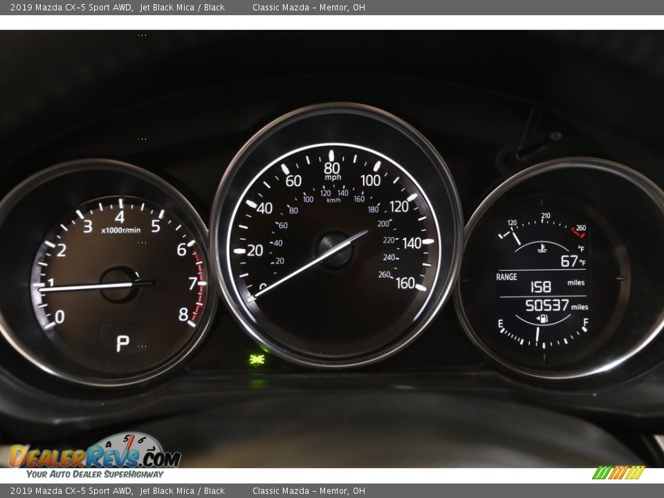 2019 Mazda CX-5 Sport AWD Jet Black Mica / Black Photo #8