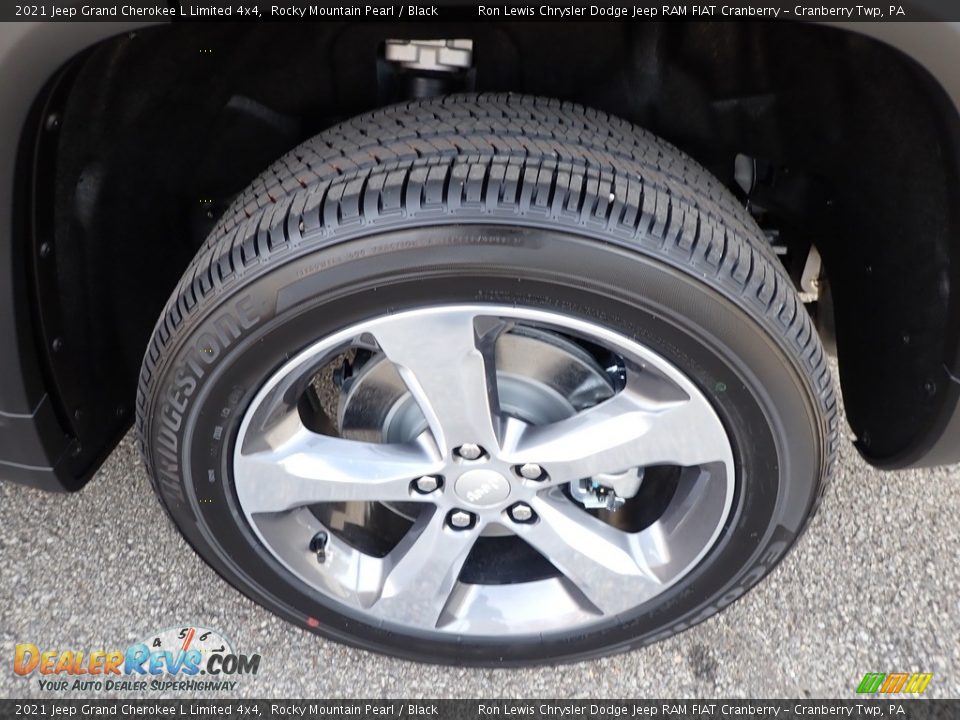 2021 Jeep Grand Cherokee L Limited 4x4 Rocky Mountain Pearl / Black Photo #10