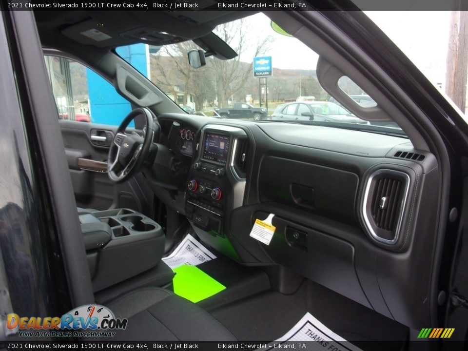 2021 Chevrolet Silverado 1500 LT Crew Cab 4x4 Black / Jet Black Photo #20