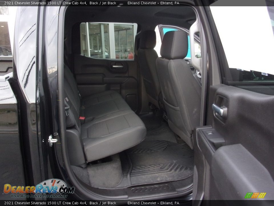 2021 Chevrolet Silverado 1500 LT Crew Cab 4x4 Black / Jet Black Photo #21