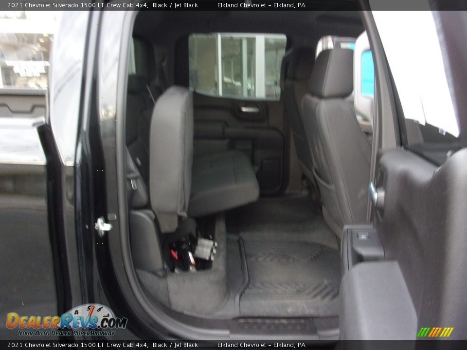 2021 Chevrolet Silverado 1500 LT Crew Cab 4x4 Black / Jet Black Photo #22