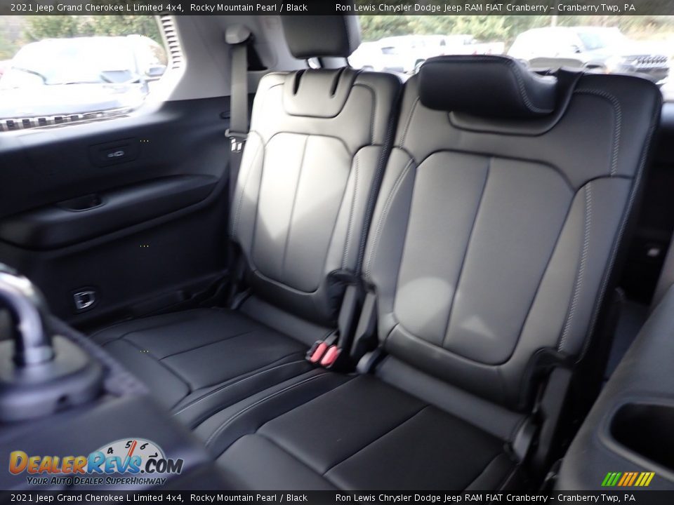 2021 Jeep Grand Cherokee L Limited 4x4 Rocky Mountain Pearl / Black Photo #14