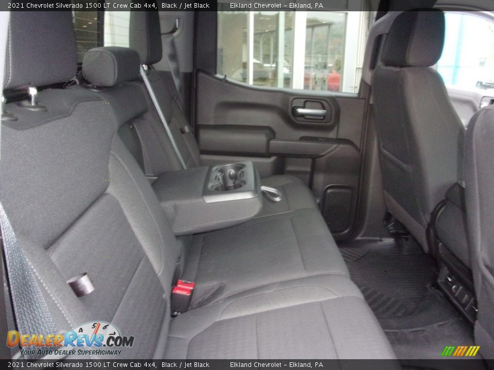2021 Chevrolet Silverado 1500 LT Crew Cab 4x4 Black / Jet Black Photo #24