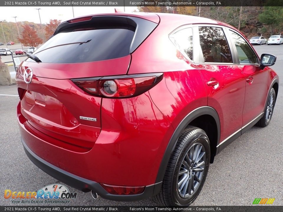 2021 Mazda CX-5 Touring AWD Soul Red Crystal Metallic / Black Photo #2