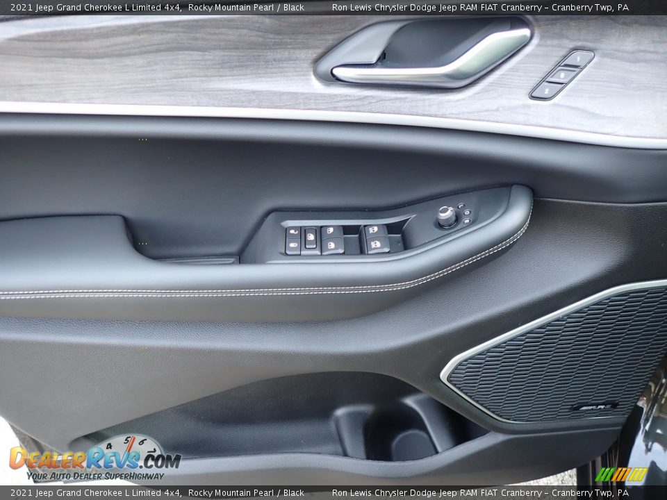 2021 Jeep Grand Cherokee L Limited 4x4 Rocky Mountain Pearl / Black Photo #16