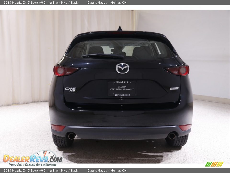2019 Mazda CX-5 Sport AWD Jet Black Mica / Black Photo #16