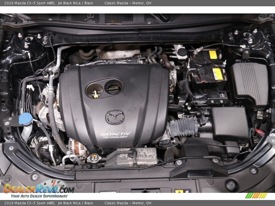 2019 Mazda CX-5 Sport AWD Jet Black Mica / Black Photo #17