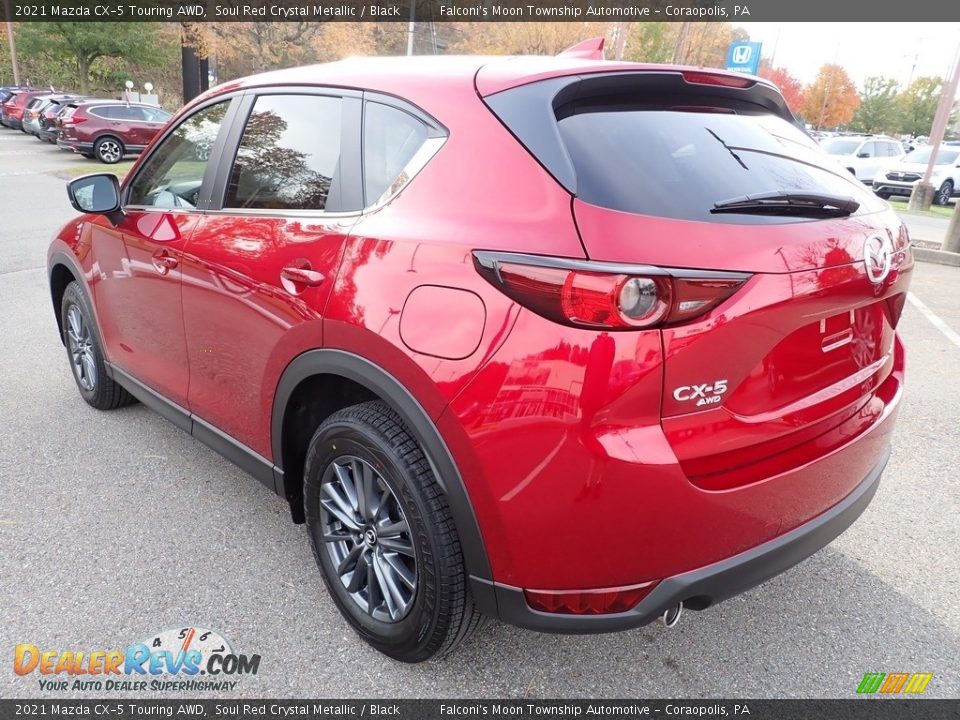 2021 Mazda CX-5 Touring AWD Soul Red Crystal Metallic / Black Photo #5