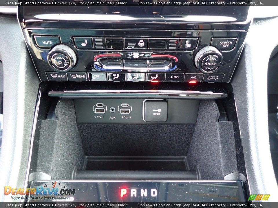 2021 Jeep Grand Cherokee L Limited 4x4 Rocky Mountain Pearl / Black Photo #19