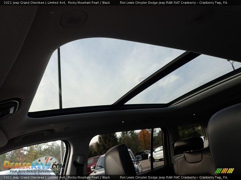 2021 Jeep Grand Cherokee L Limited 4x4 Rocky Mountain Pearl / Black Photo #20