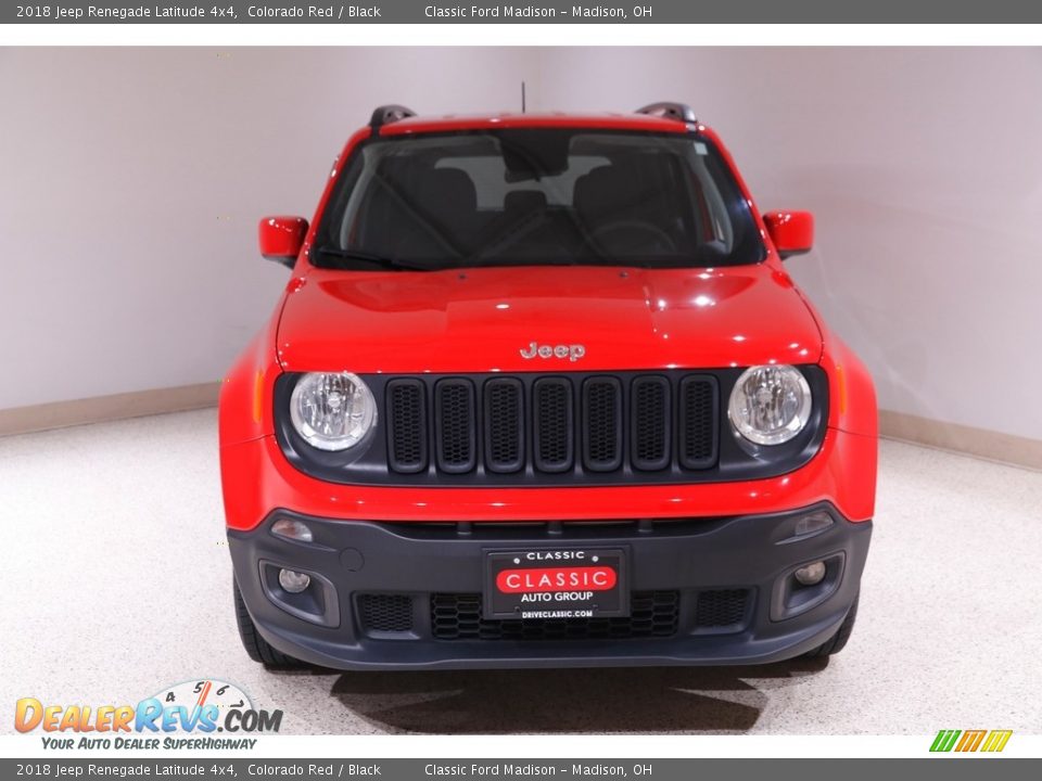 2018 Jeep Renegade Latitude 4x4 Colorado Red / Black Photo #2