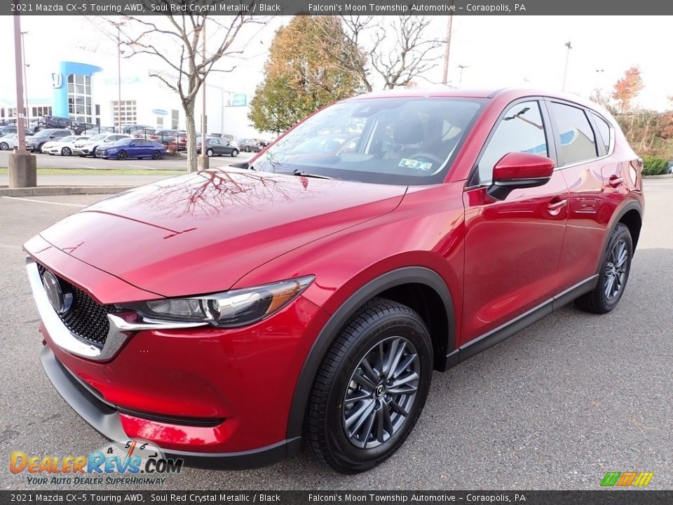 2021 Mazda CX-5 Touring AWD Soul Red Crystal Metallic / Black Photo #7