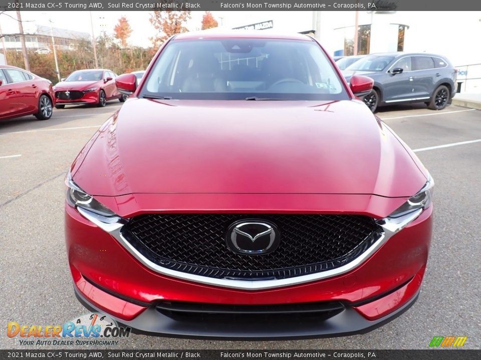 2021 Mazda CX-5 Touring AWD Soul Red Crystal Metallic / Black Photo #8