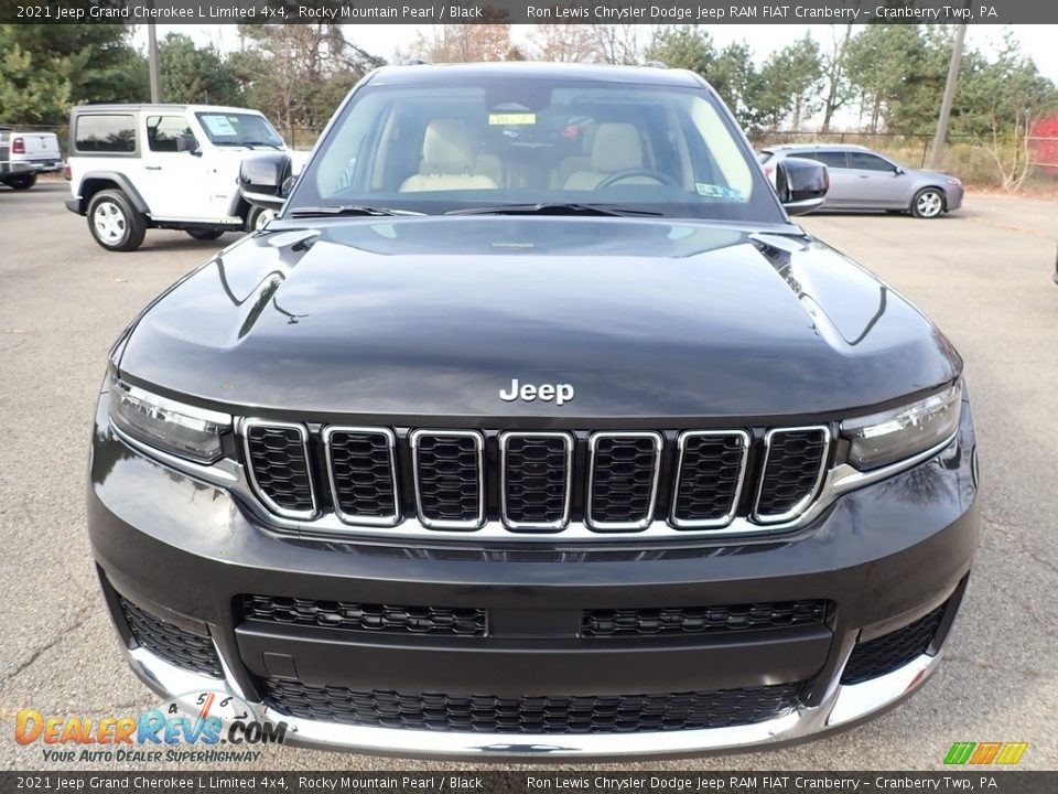 2021 Jeep Grand Cherokee L Limited 4x4 Rocky Mountain Pearl / Black Photo #2