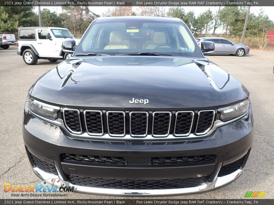 2021 Jeep Grand Cherokee L Limited 4x4 Rocky Mountain Pearl / Black Photo #2