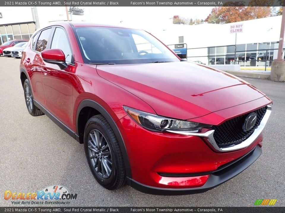 2021 Mazda CX-5 Touring AWD Soul Red Crystal Metallic / Black Photo #9