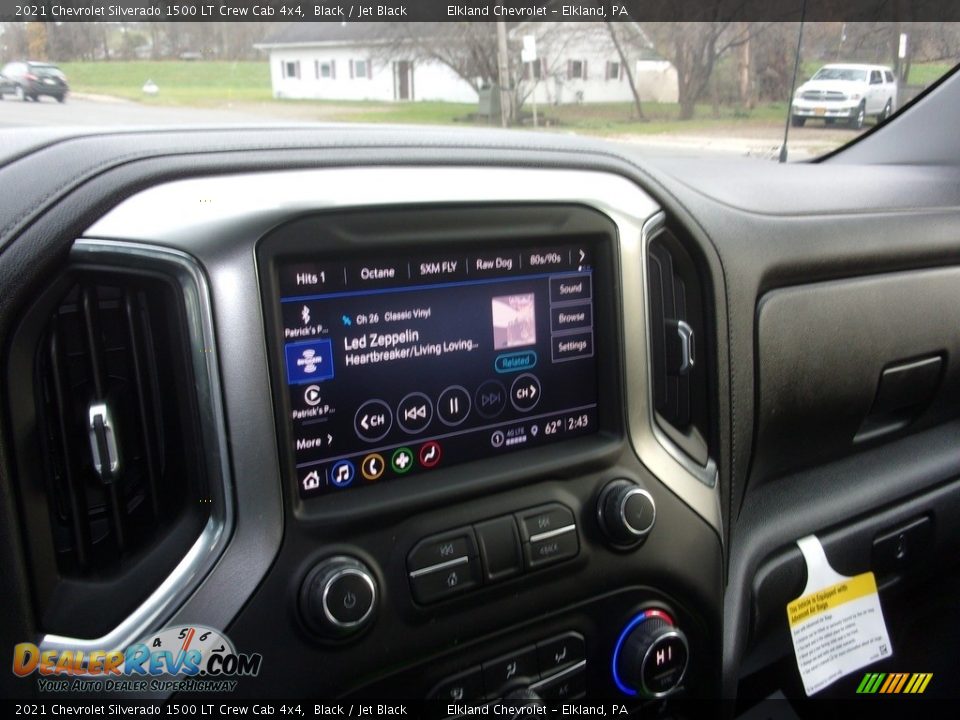 2021 Chevrolet Silverado 1500 LT Crew Cab 4x4 Black / Jet Black Photo #32