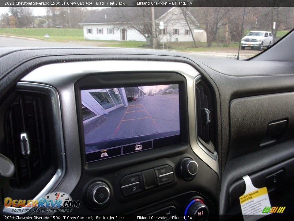 2021 Chevrolet Silverado 1500 LT Crew Cab 4x4 Black / Jet Black Photo #34