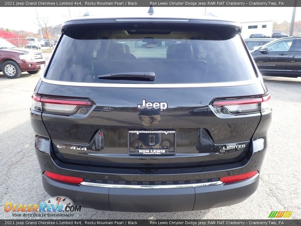 2021 Jeep Grand Cherokee L Limited 4x4 Rocky Mountain Pearl / Black Photo #6