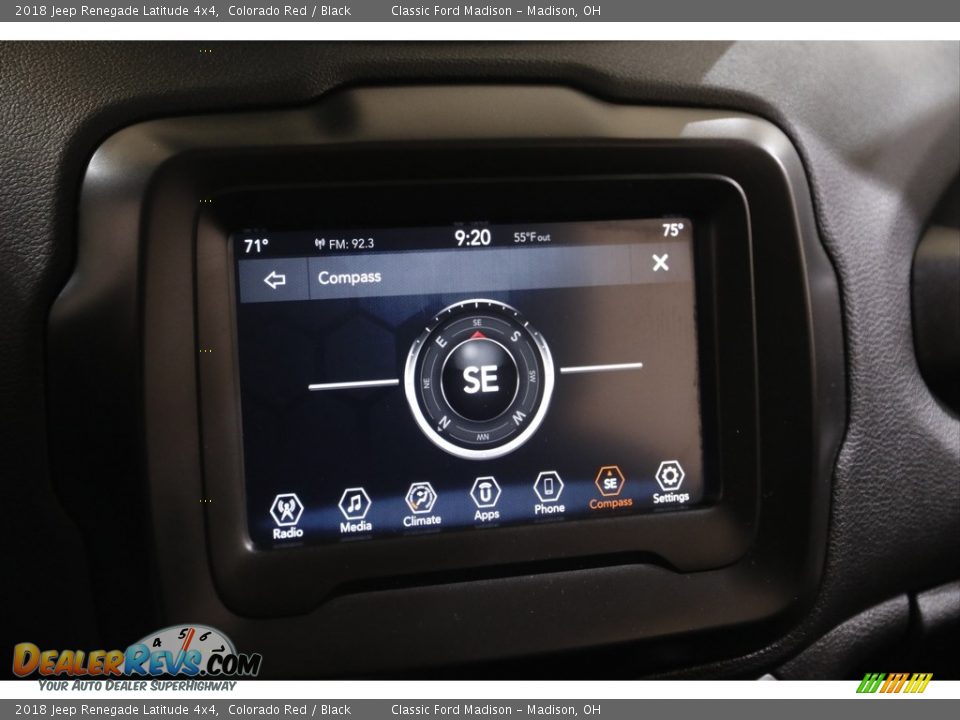 2018 Jeep Renegade Latitude 4x4 Colorado Red / Black Photo #13