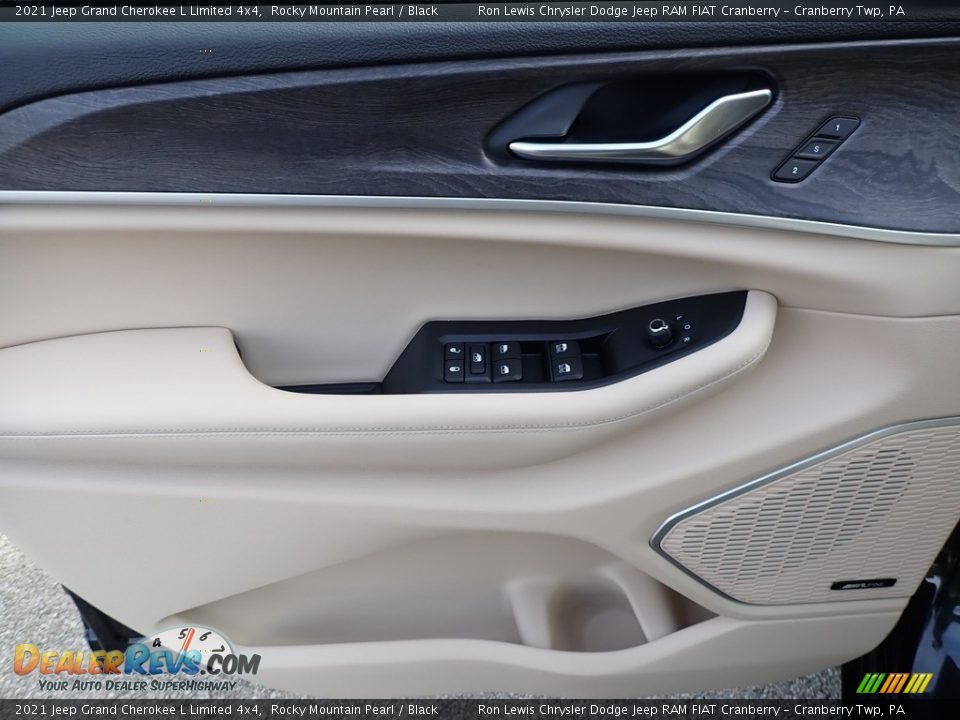 2021 Jeep Grand Cherokee L Limited 4x4 Rocky Mountain Pearl / Black Photo #16