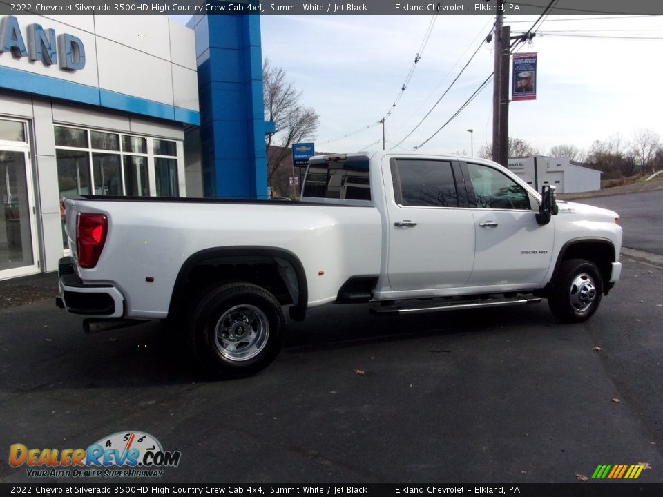 2022 Chevrolet Silverado 3500HD High Country Crew Cab 4x4 Summit White / Jet Black Photo #3