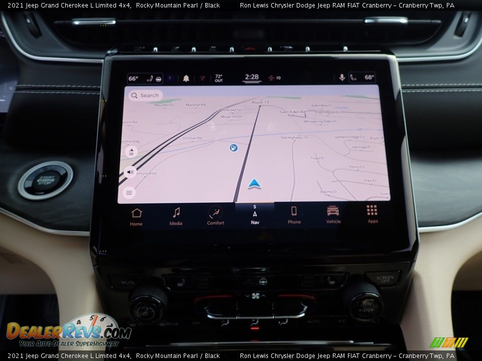 2021 Jeep Grand Cherokee L Limited 4x4 Rocky Mountain Pearl / Black Photo #18